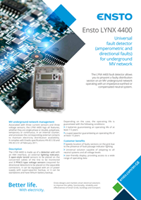 Brochure : Ensto LYNX 4400